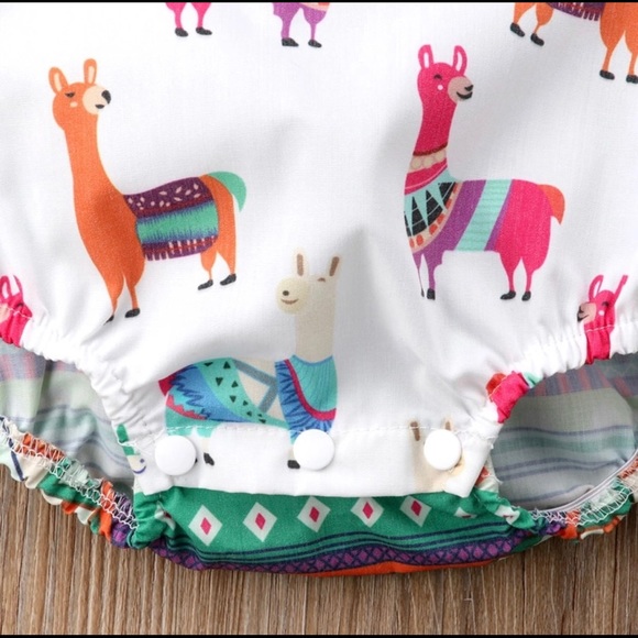 Alpaca Toddler Romper - Picture 3 of 3